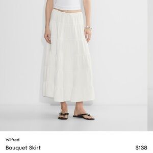 Wilfred White Bouquet Skirt